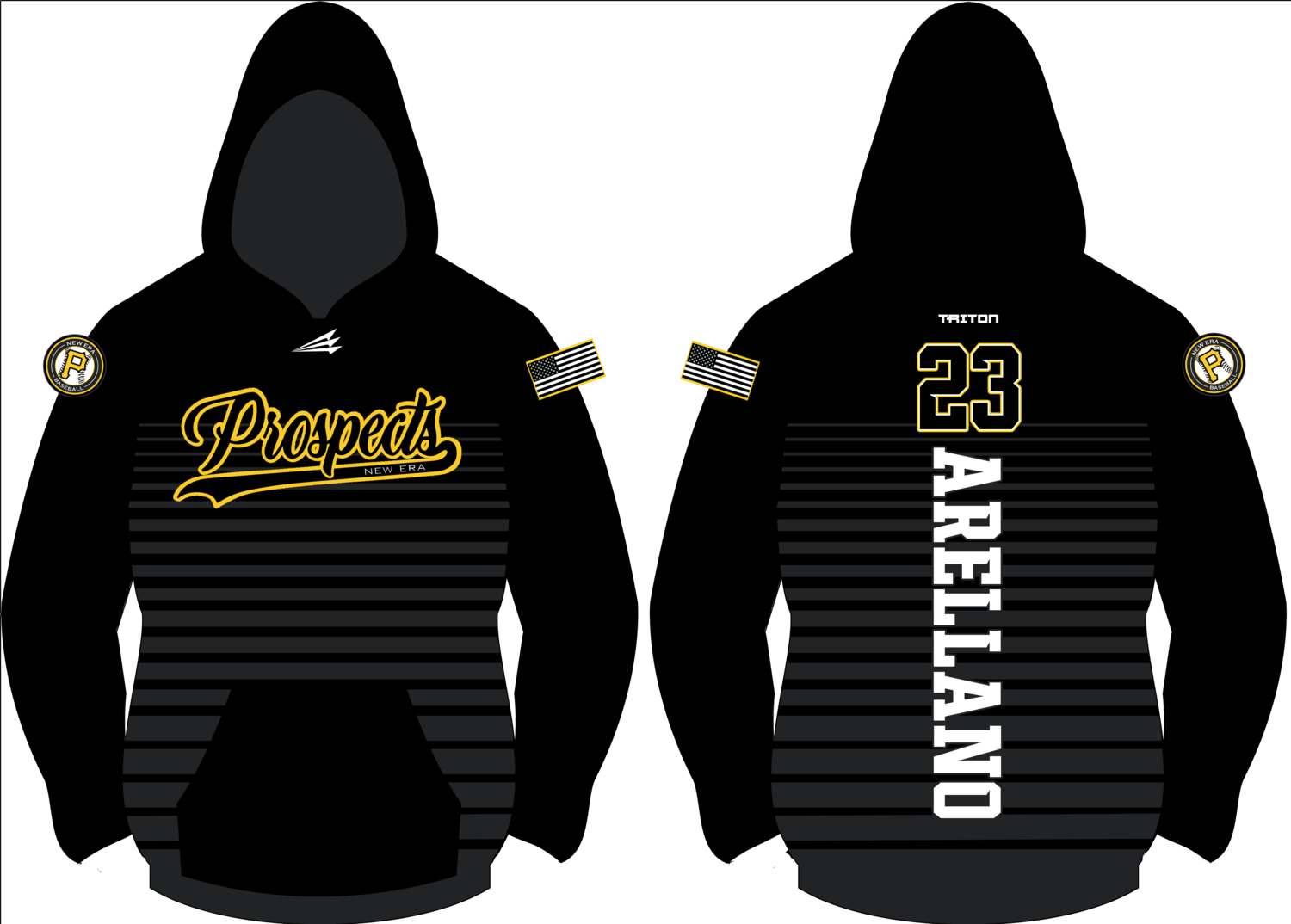 New Era Prospects Custom Vulcan Hoodie #VH1B