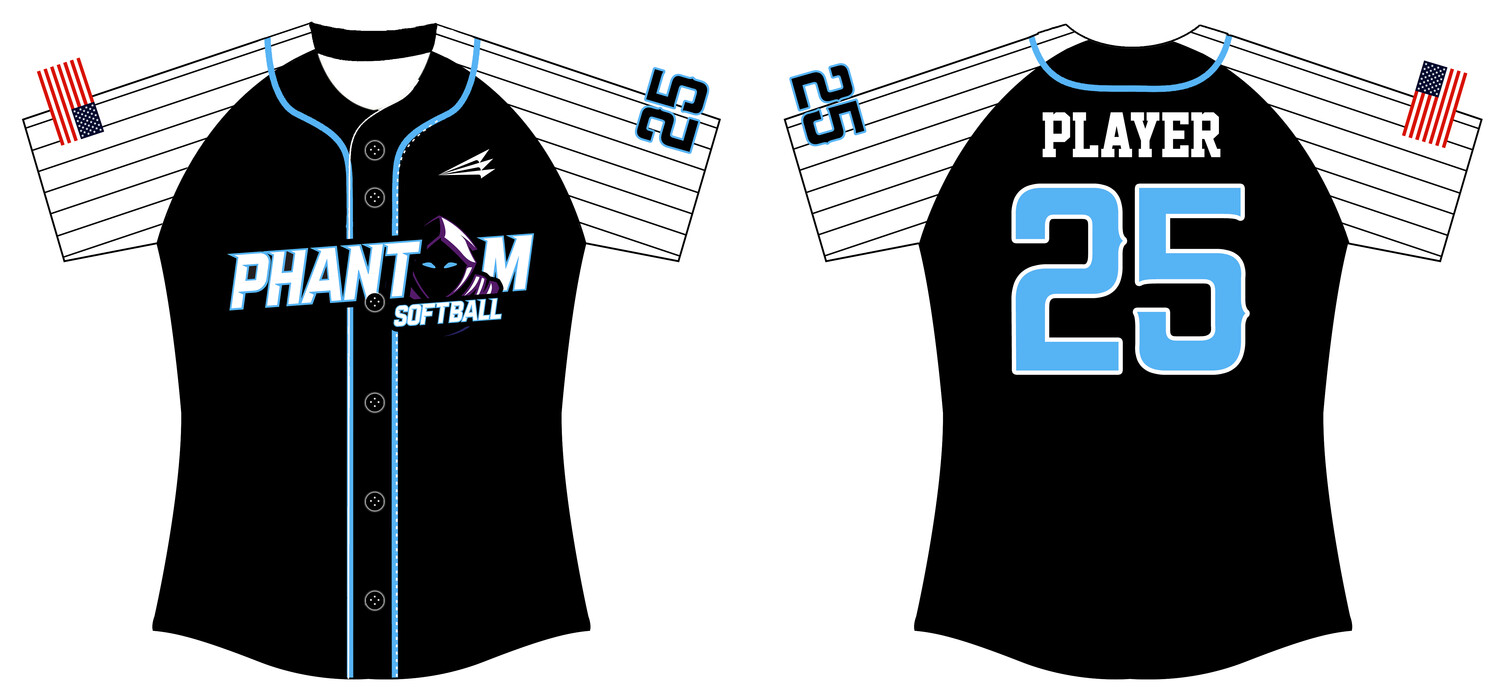 1 TEMPLATE Custom MATERIAL Softball Jersey #JX