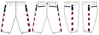 Salina Spikes Custom Knicker Baseball Pant #BP8a
