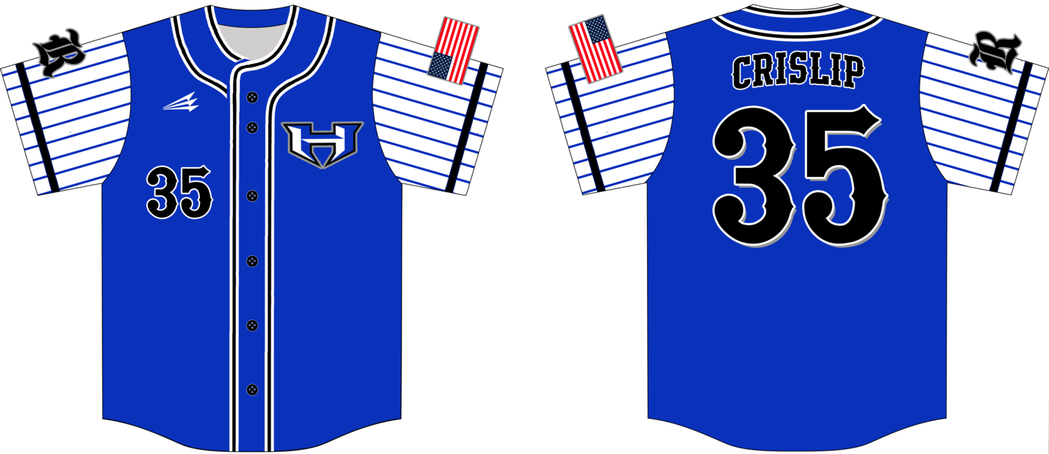 Ripley Hitmen Custom HexaFlex Baseball Jersey #J10B