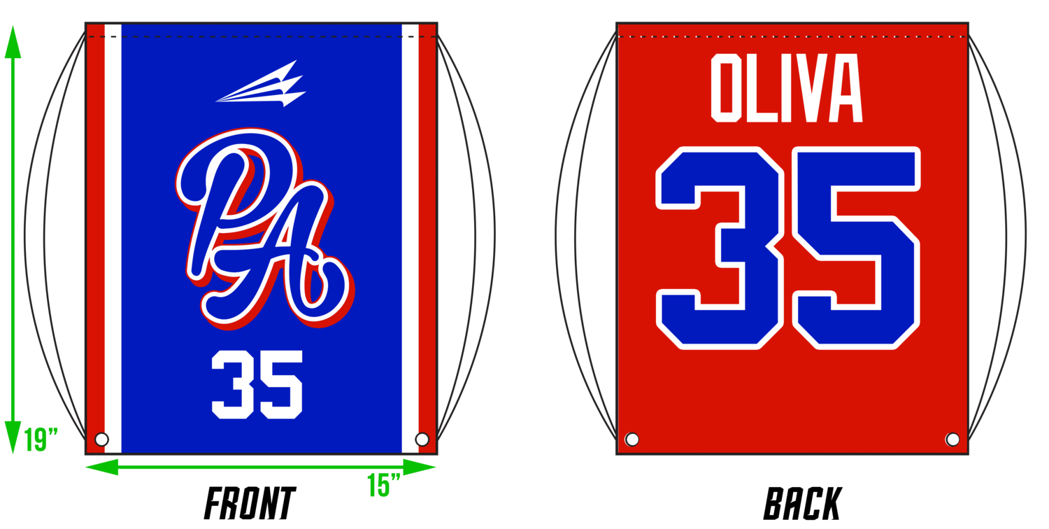 PA Playmakers Custom Drawstring Bag #DB3
