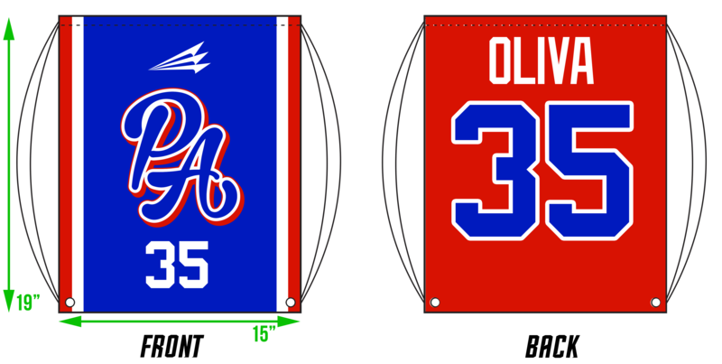 PA Playmakers Custom Drawstring Bag #DB3