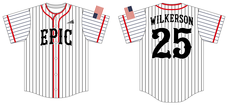Epic Baseball Custom HexaFlex Baseball Jersey #J1