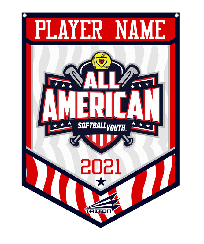 Softball Youth All-Americans Custom Banner #BF1