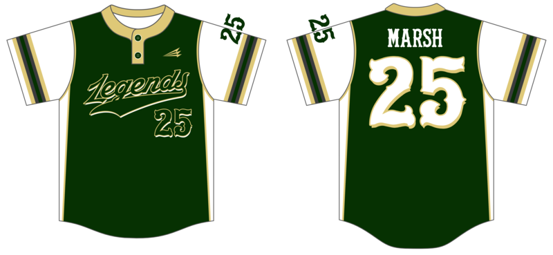 Legends (Marsh) Custom NanoDri Baseball Jersey #J4