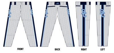 Blue Collar Bulldogs Custom Relaxed Baseball Pant #BP1B
