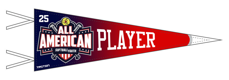 Softball Youth All-Americans Custom Pennant #PF1