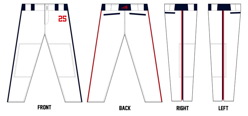Caribe Custom Long Baseball Pant #BP1