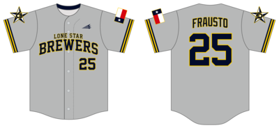 Lone Star Brewers Custom HexaFlex Baseball Jersey #J5B