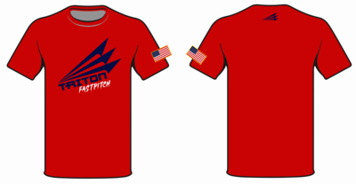 Triton Fastpitch HyperTee (Red/Navy) #HT2b