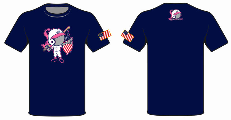 Triton Stachette All-American HyperTee (Navy) #HT5