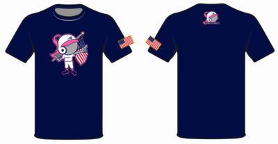Triton Stachette All-American HyperTee (Navy) #HT5