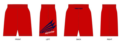 Triton Fastpitch Women&#39;s Revolution Pocket Shorts (Red/Navy) #RV2b
