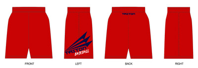 Triton Baseball Revolution Pocket Shorts (Red/Navy) #RV2