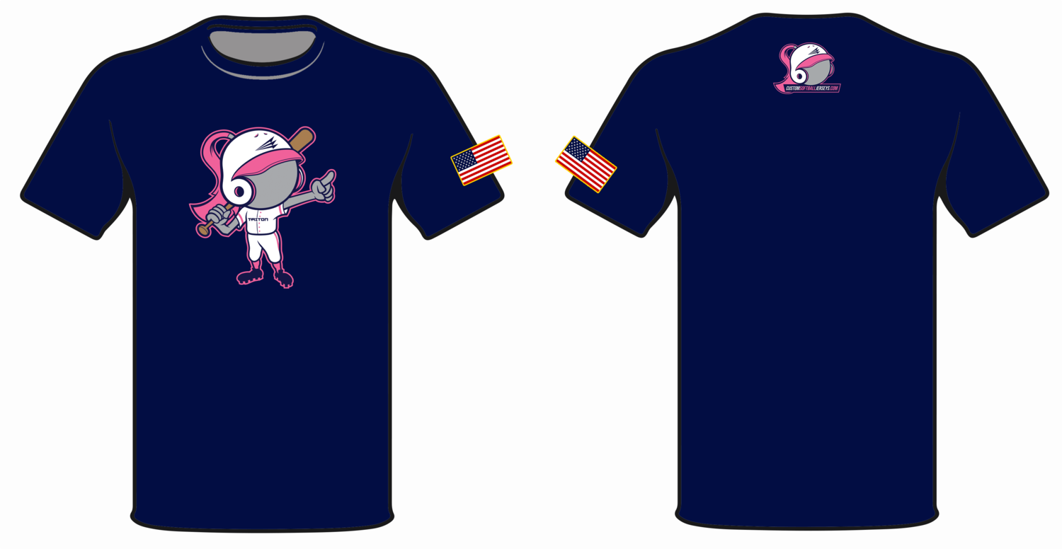 Triton Stachette HyperTee (Navy) #HT6