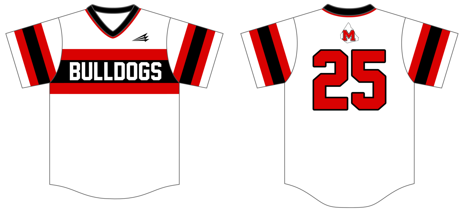 MoCo Bulldogs Custom NanoDri Baseball Jersey #J1