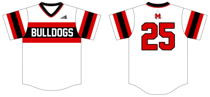 MoCo Bulldogs Custom NanoDri Baseball Jersey #J1