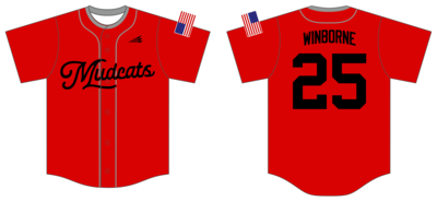 Clinton Mudcats Custom HexaFlex Baseball Jersey #J2c