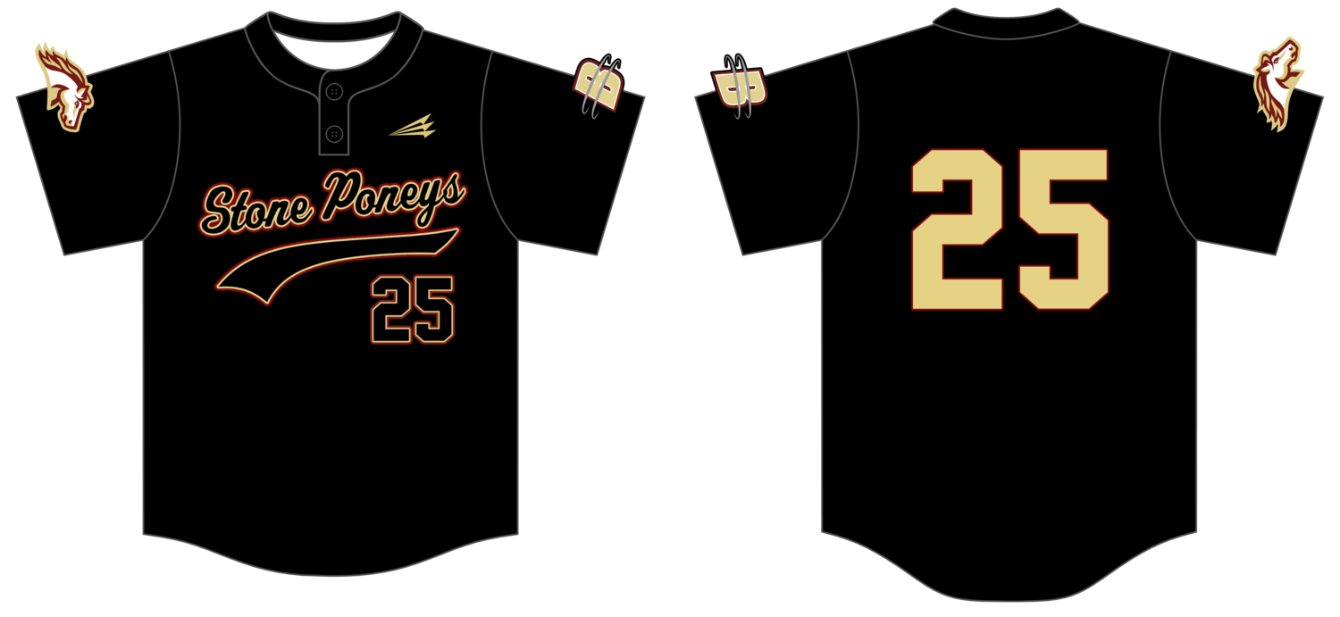 Sartell Stone Poneys Custom NanoDri Baseball Jersey #J3F