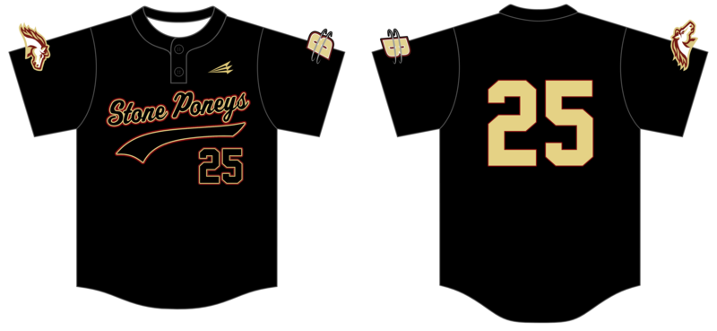 Sartell Stone Poneys Custom NanoDri Baseball Jersey #J3F