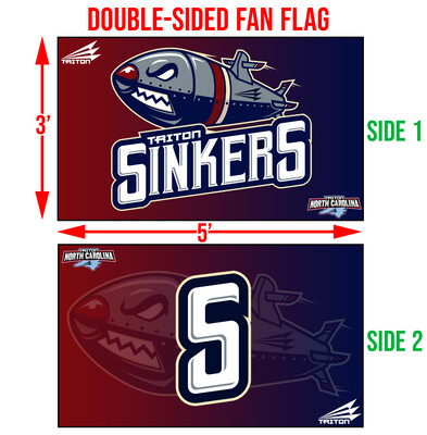Triton Sinkers Custom Fan Flag #FF1