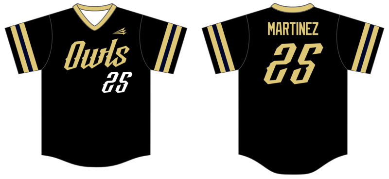 SGV Owls Custom NanoDri Baseball Jersey #J3A