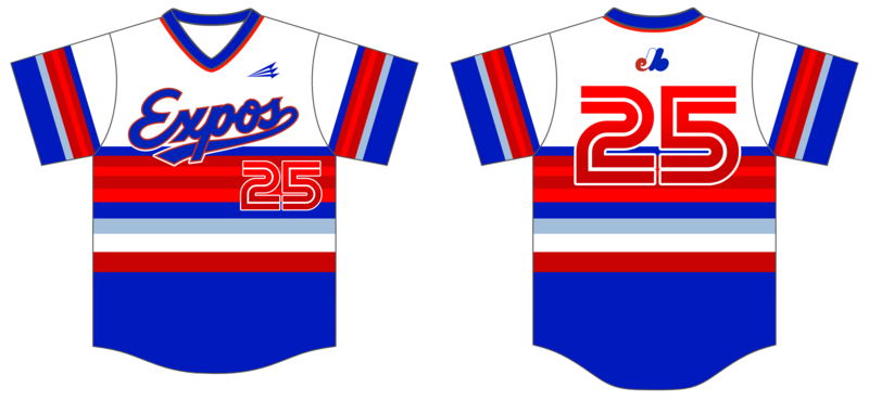 Madison Expos Custom Hexaflex Baseball Jersey #J1C