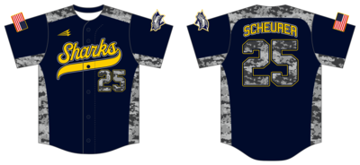SS Sharks Custom HexaFlex Baseball Jersey #J4E