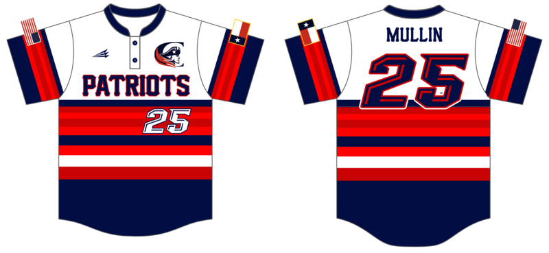 Corinth Classical Academy Custom HexaFlex Baseball Jersey #J6b