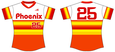 Manhattan Optimist Phoenix Custom HexaFlex Softball Jersey #J2