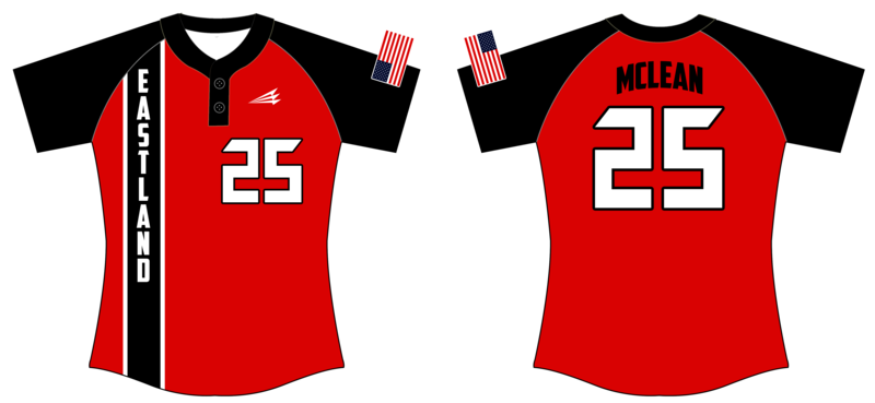 Eastland Allstars Custom NanoDri Baseball Jersey #J2