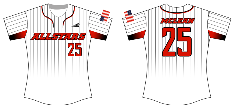 Eastland Allstars Custom NanoDri Baseball Jersey #J3