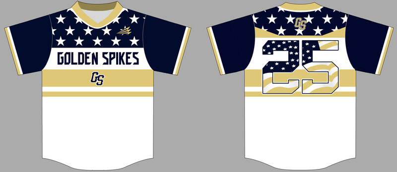 Golden Spikes (McCoy) Custom HexaFlex Baseball Jersey #J2