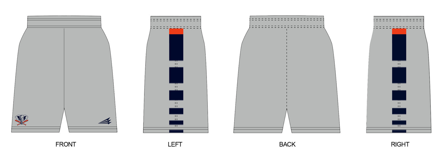 Blue Ridge Titans Custom Revolution Pocket Shorts #RV1