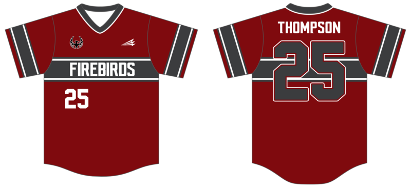 Firebirds (Thompson) Custom HexaFlex Baseball Jersey #J1B