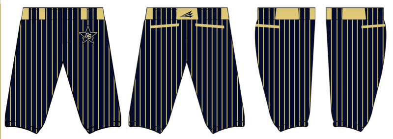 Golden Spikes (McCoy) Custom Knicker Baseball Pant #BP5