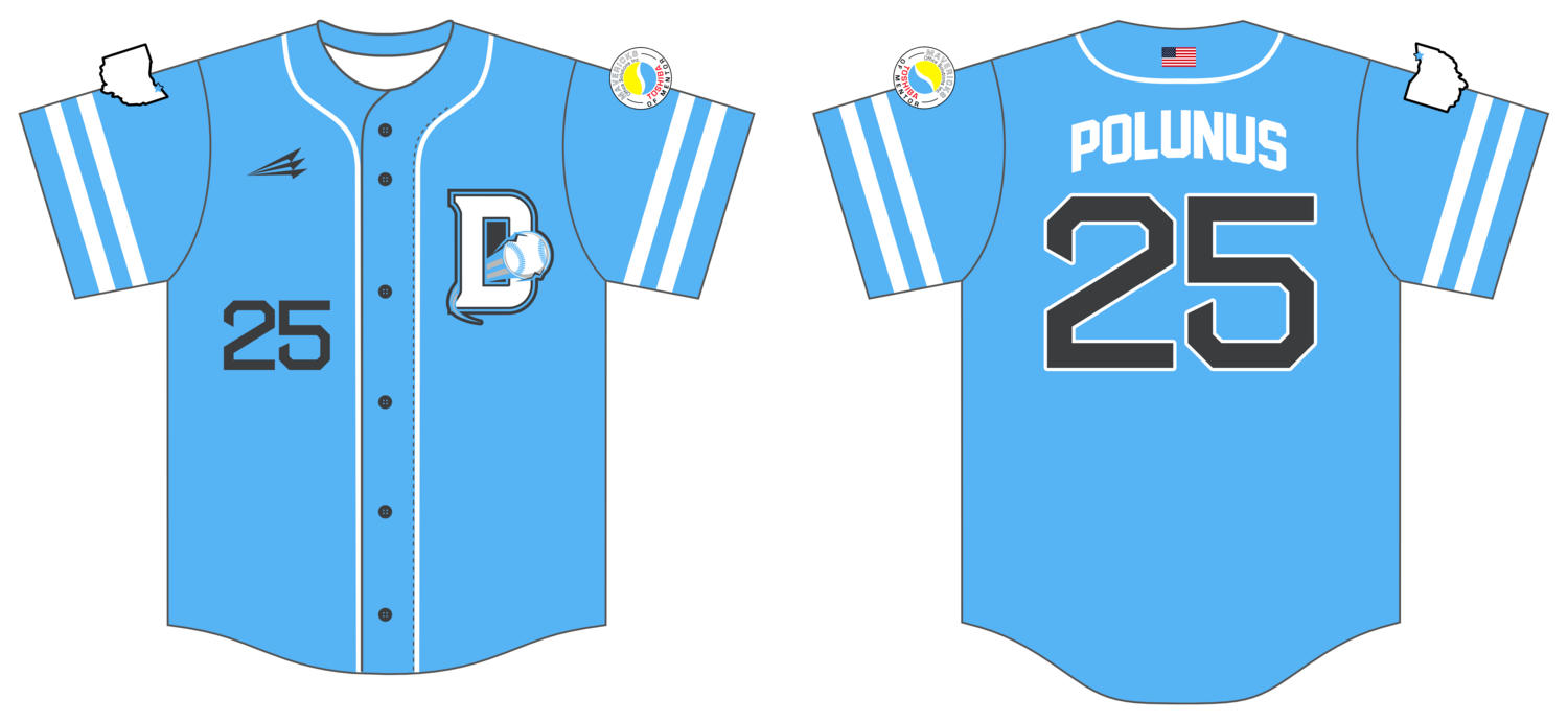 Dugout Baseball (Polunus) Custom HexaFlex Baseball Jersey #J5D