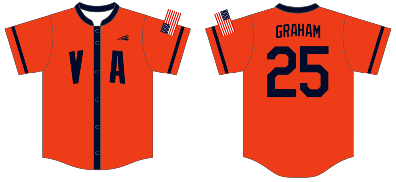 Blue Ridge Titans Custom HexaFlex Baseball Jersey #J1C