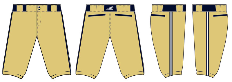 Golden Spikes (McCoy) Custom Knicker Baseball Pant #BP6