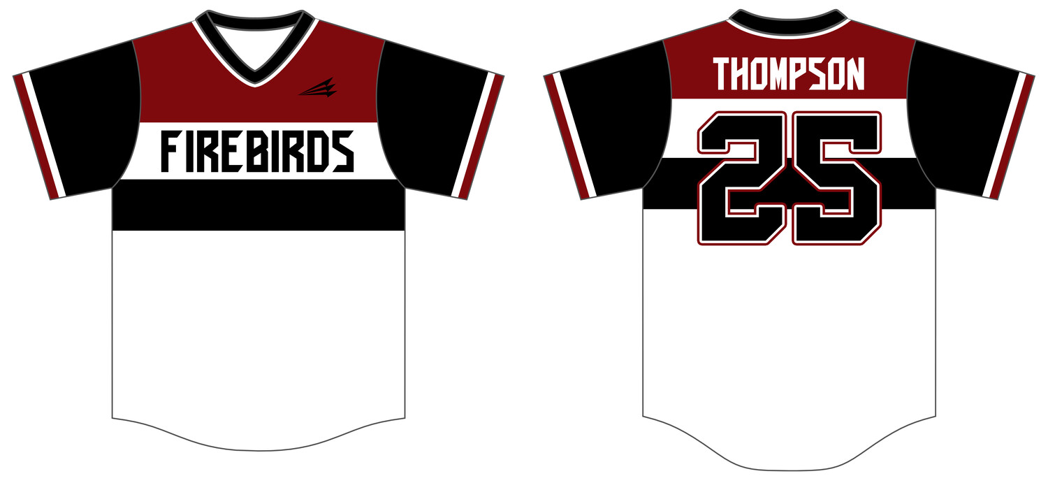 Firebirds (Thompson) Custom HexaFlex Baseball Jersey #J2