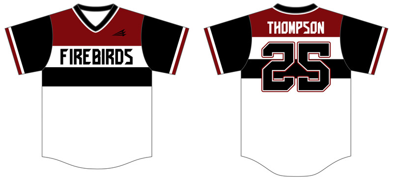 Firebirds (Thompson) Custom HexaFlex Baseball Jersey #J2