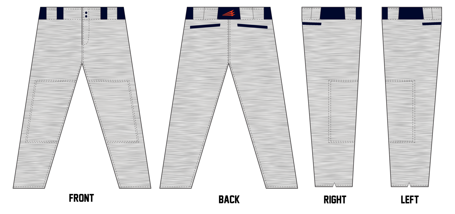Blue Ridge Titans Custom Long Baseball Pant #BP1