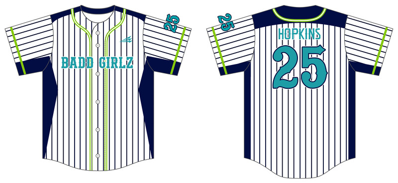 Oklahoma Badd Girls Custom NanoDri Baseball Jersey #J2C