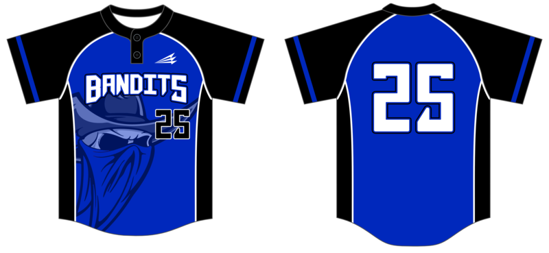 River Region Bandits Custom NanoDri Baseball Jersey #J1C