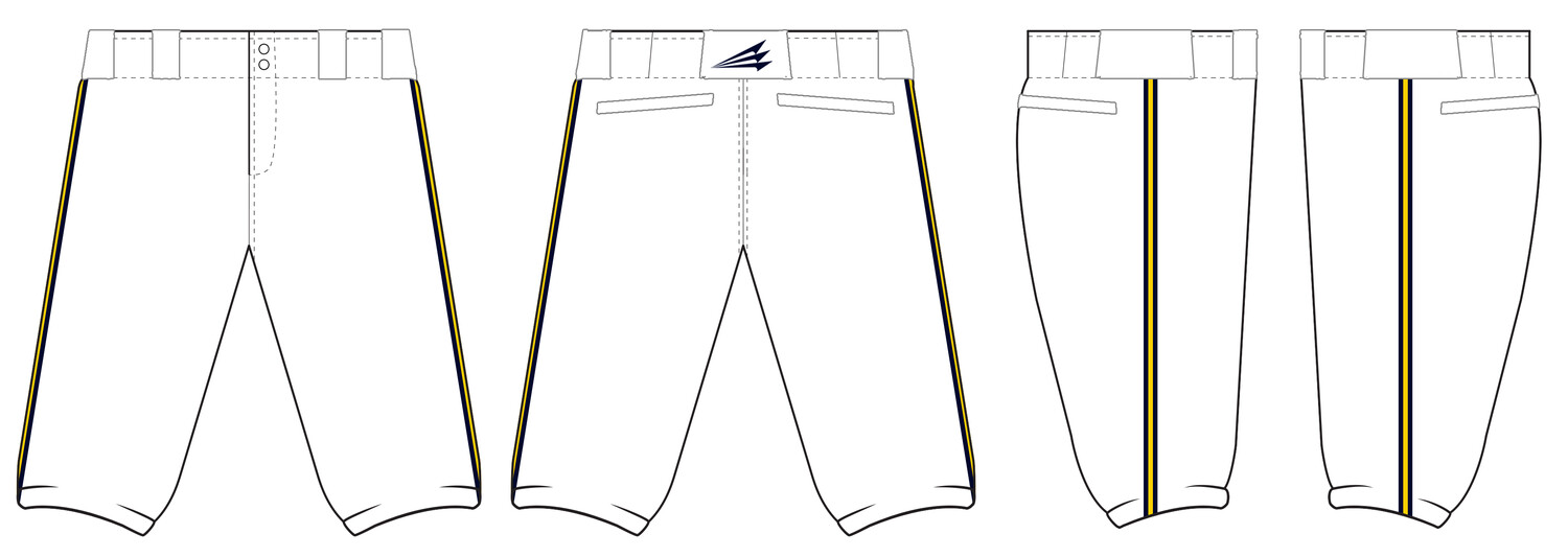 Athletics (Logue) Stacheman Elite Custom Knicker Baseball Pants #BP4C