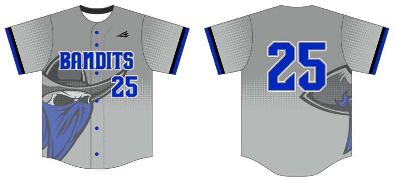 River Region Bandits Custom NanoDri Baseball Jersey #J2