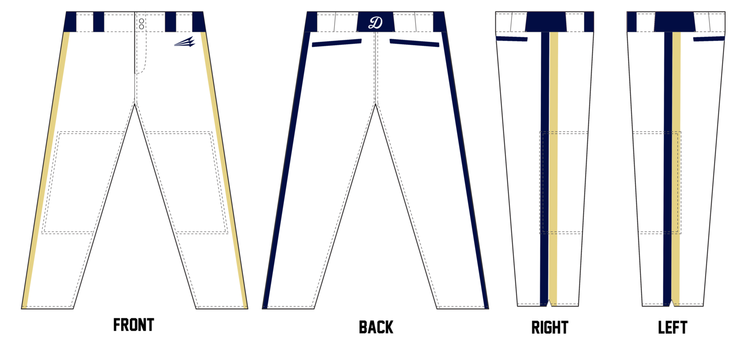 Long Island Dynasty Custom Long Relaxed Baseball Pant #BP1
