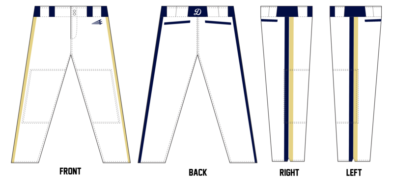 Long Island Dynasty Custom Long Relaxed Baseball Pant #BP1