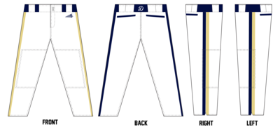 Long Island Dynasty Custom Long Relaxed Baseball Pant #BP1