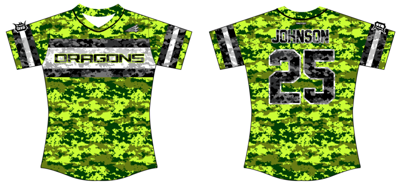 Dragons (Johnson) Custom NanoDri Softball Jersey #J3b